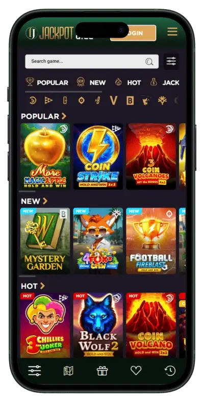 Games at JackpotJill Casino